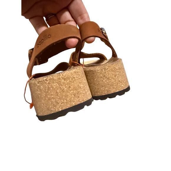 NWOT Birkenstock Papillio Glenda Wedge Sandals – Cognac, Women’s Size 6 - Picture 7 of 9
